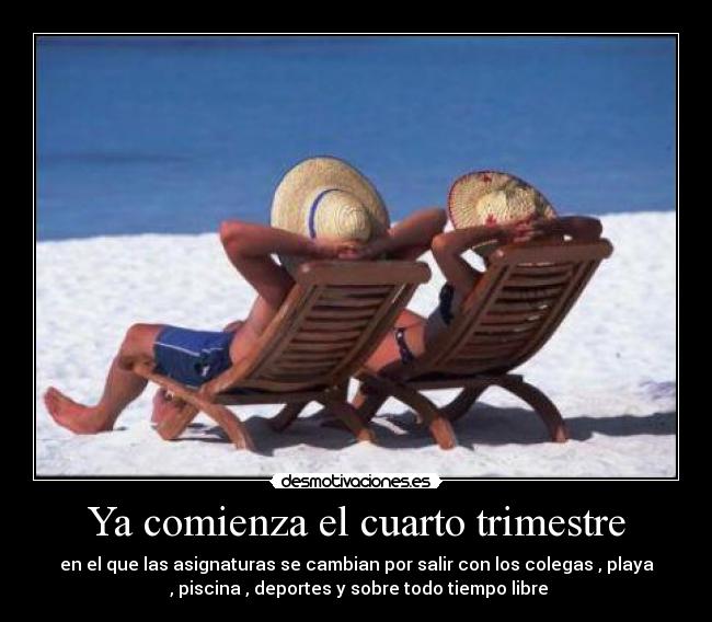 Ya comienza el cuarto trimestre - 
