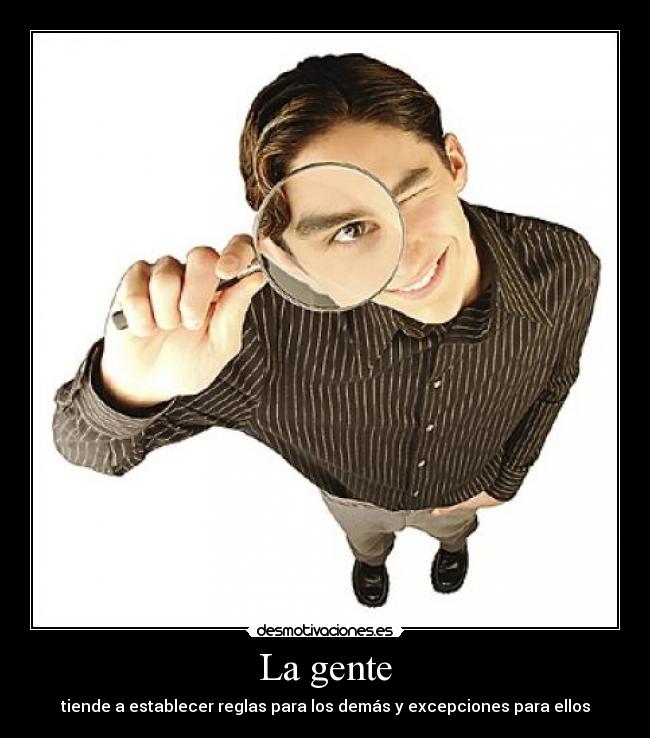 La gente -