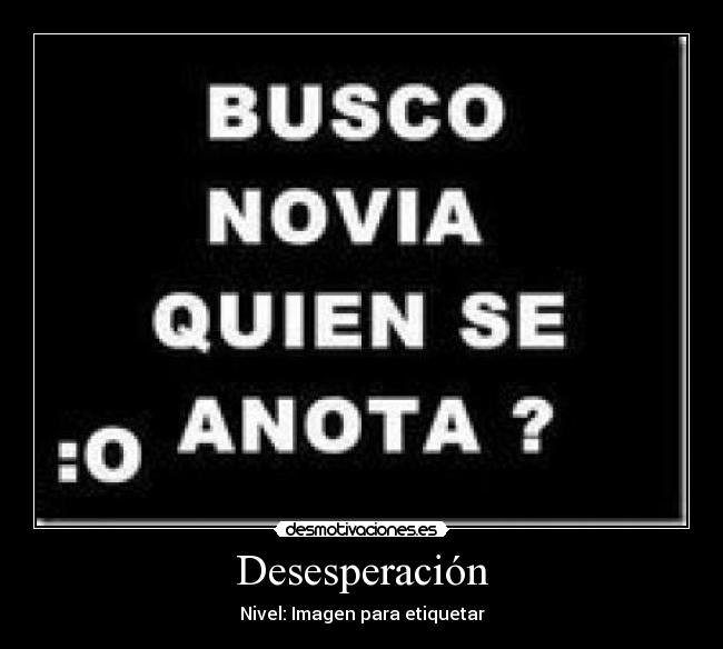 Desesperación -