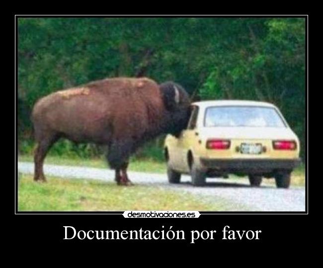 Documentación por favor -