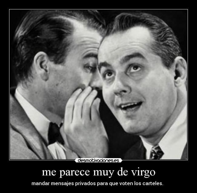 me parece muy de virgo -