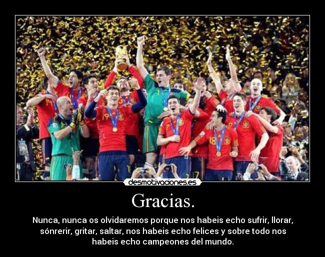 Gracias. -