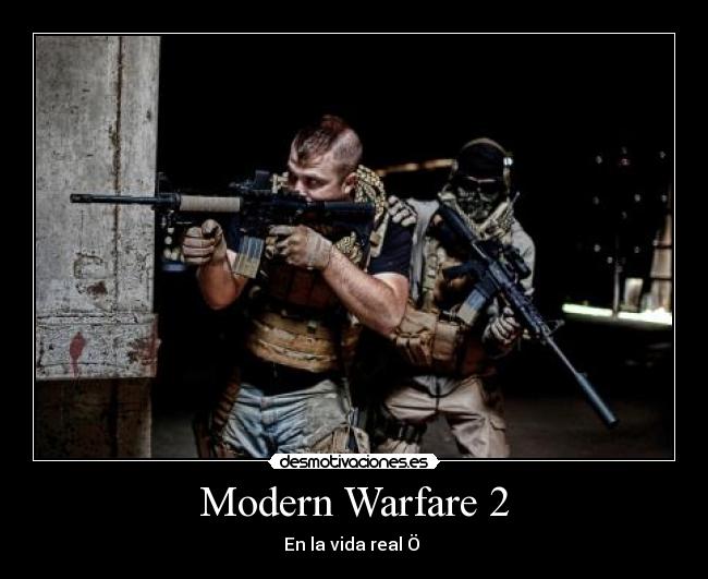carteles modern warfare desmotivaciones