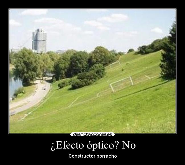 ¿Efecto óptico? No - 