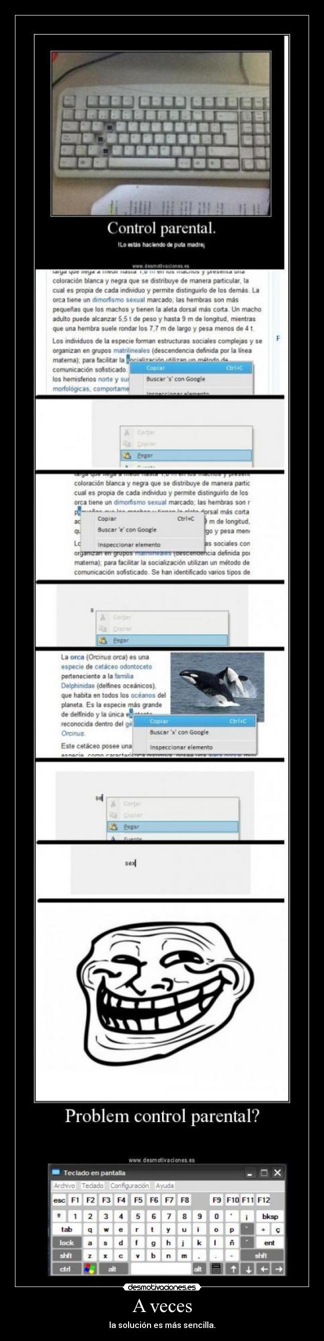 A veces - la solución es más sencilla.