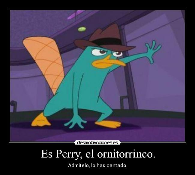 Es Perry, el ornitorrinco. - 