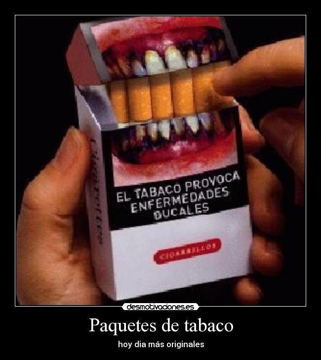 Paquetes de tabaco - 