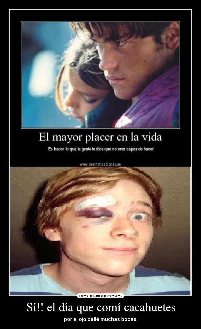 carteles ojo morao desmotivaciones