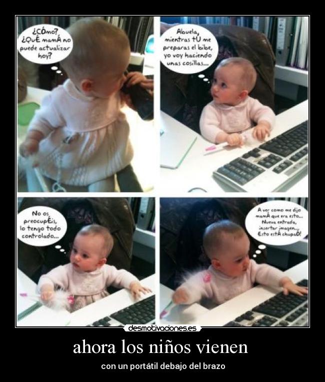 ahora los niños vienen -