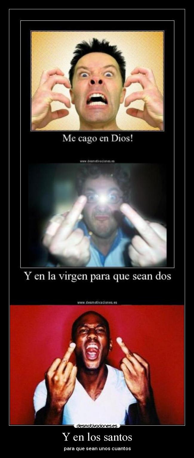 Y en los santos - para que sean unos cuantos