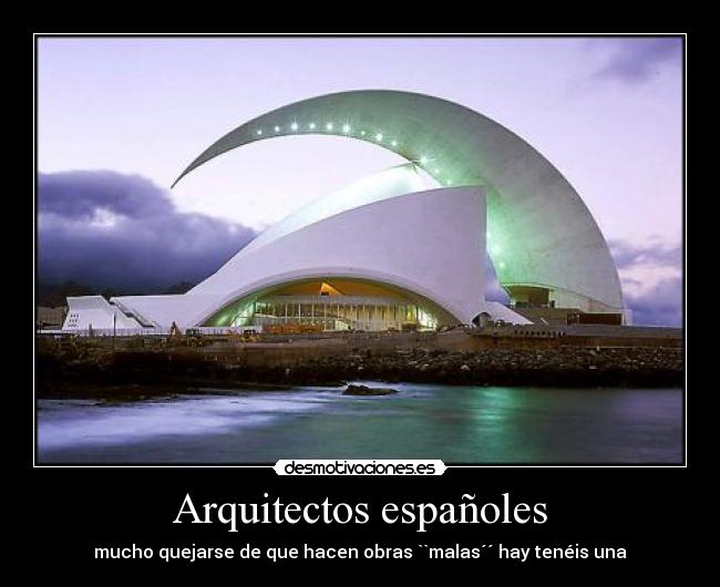 Arquitectos españoles -