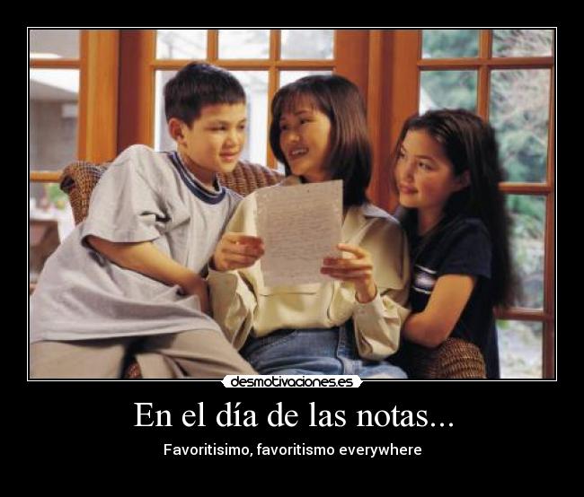 En el día de las notas... - 