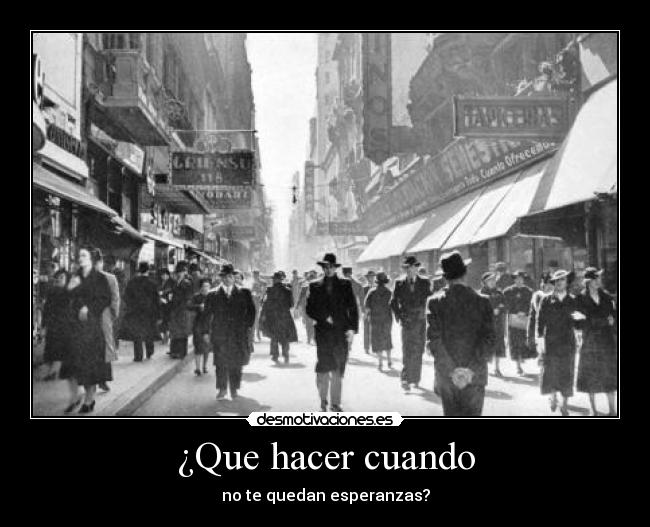 ¿Que hacer cuando - 