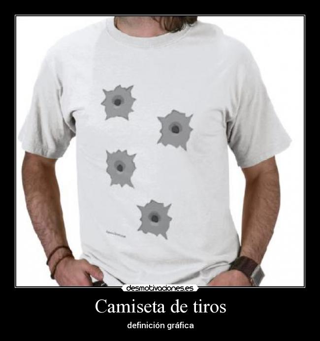 Camiseta de tiros - definición gráfica