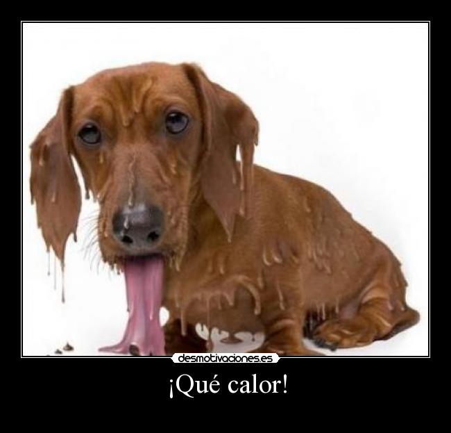 ¡Qué calor! -