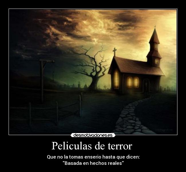 Peliculas de terror  - 