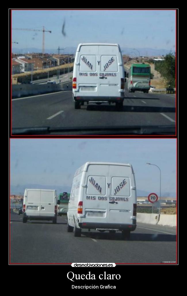 Queda claro - Descripción Grafica