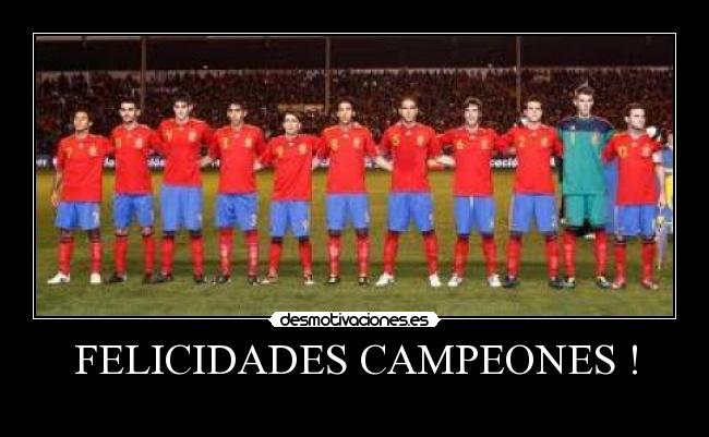 FELICIDADES CAMPEONES ! -