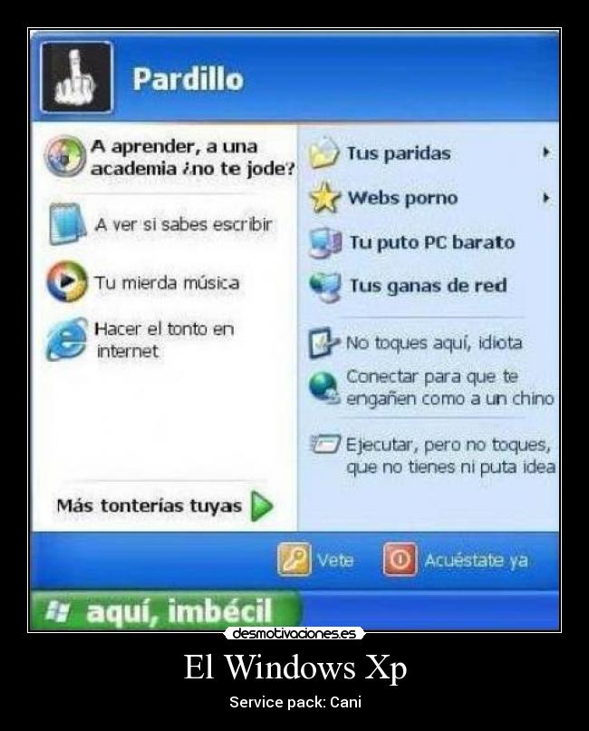 El Windows Xp -