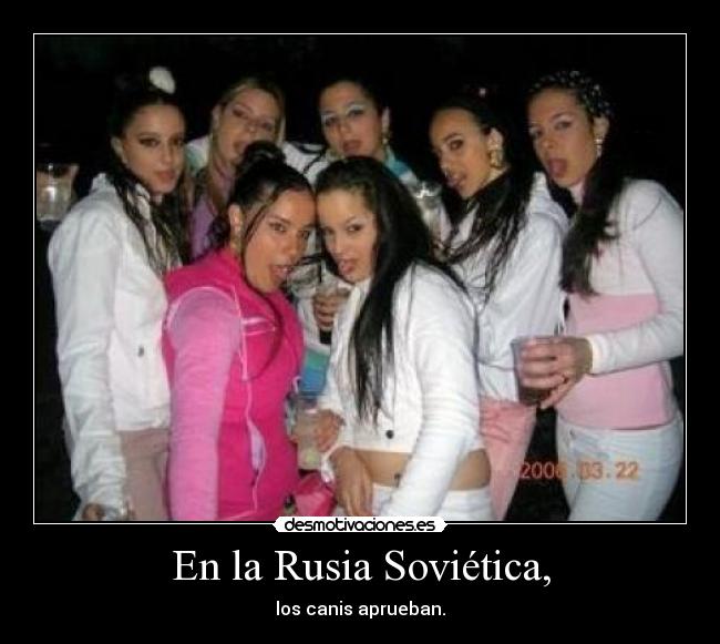 En la Rusia Soviética, - 