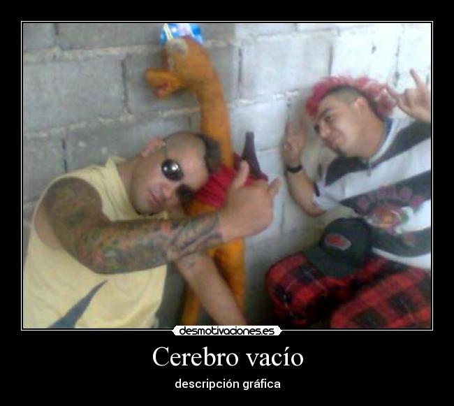 Cerebro vacío - descripción gráfica
