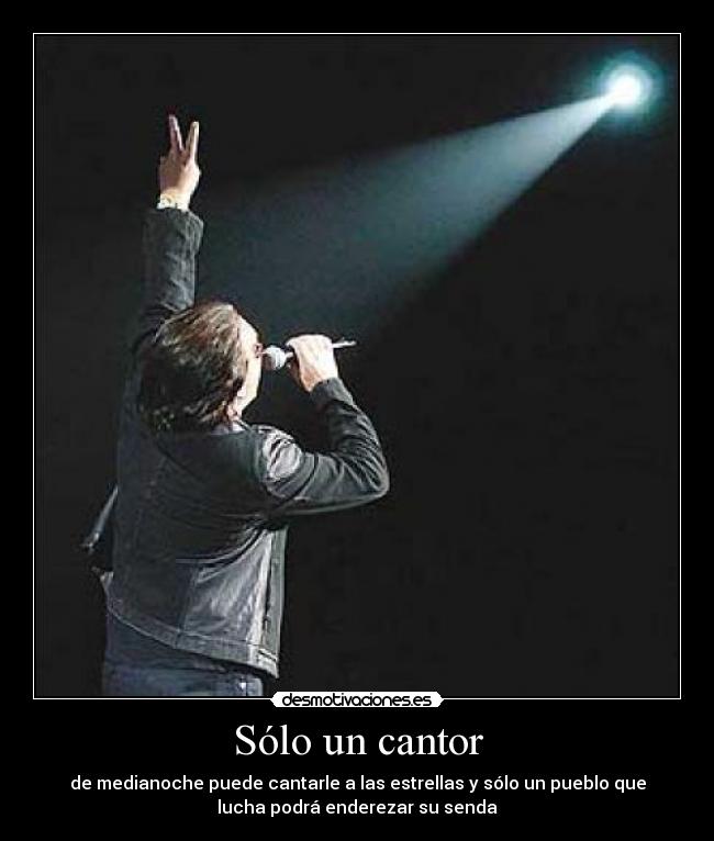 carteles cantante desmotivaciones