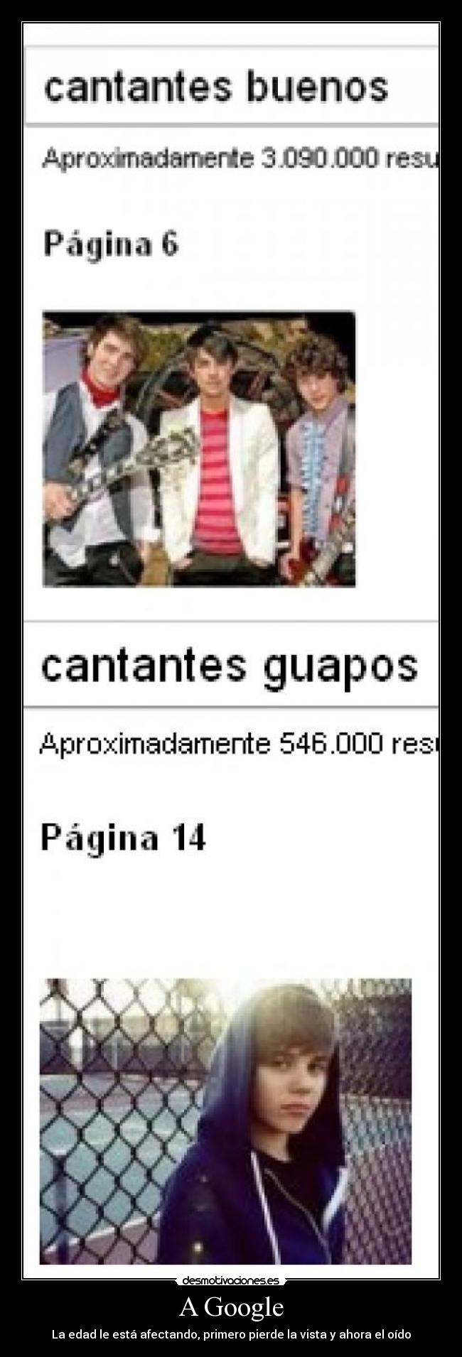 A Google - La edad le está afectando, primero pierde la vista y ahora el oído