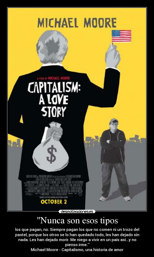 carteles michael moore desmotivaciones