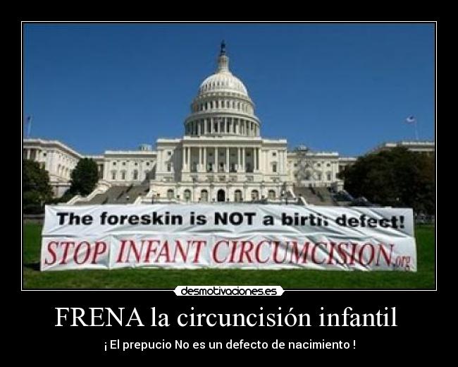 FRENA la circuncisión infantil -