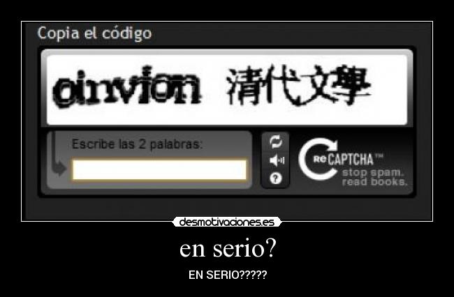 en serio? - 