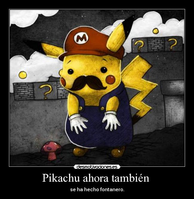 Pikachu ahora también -