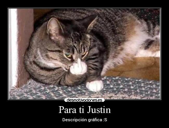 Para ti Justin -
