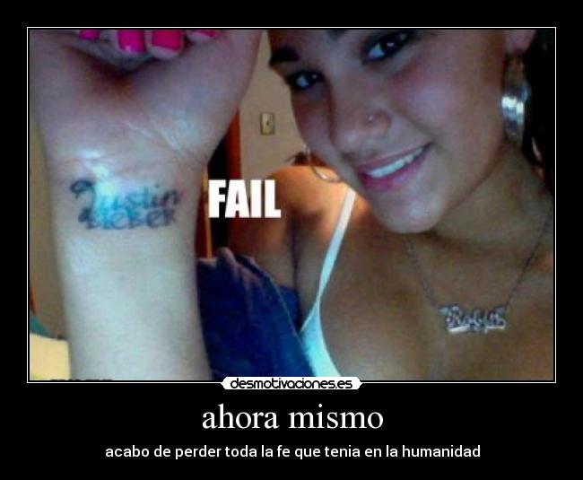 ahora mismo - acabo de perder toda la fe que tenia en la humanidad