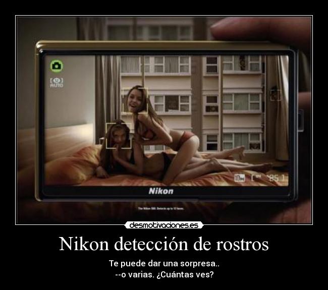 Nikon detección de rostros -