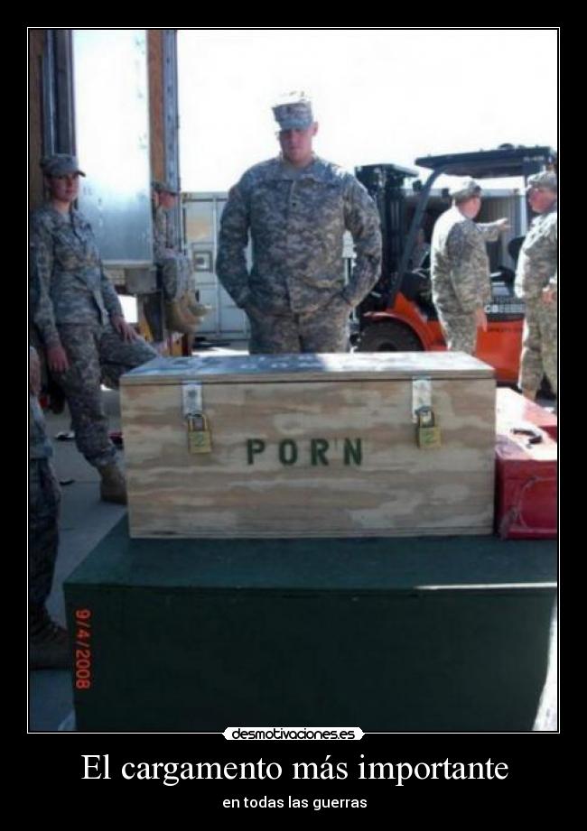El cargamento más importante - en todas las guerras