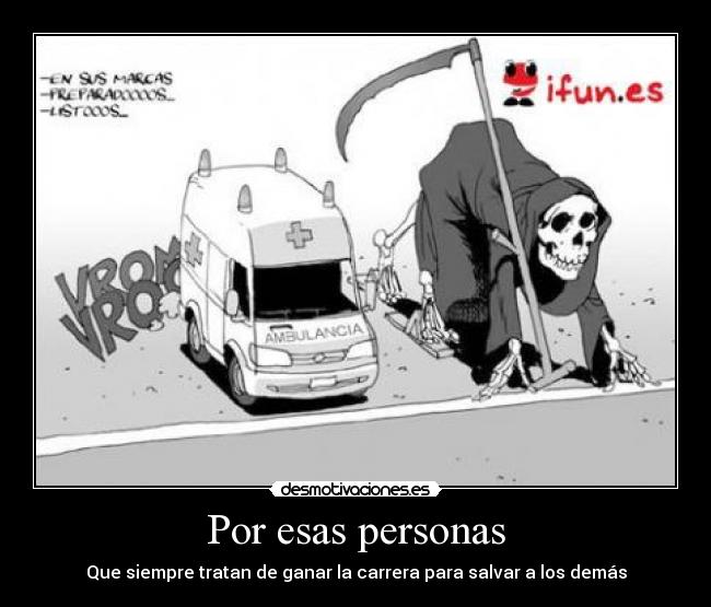 Por esas personas -