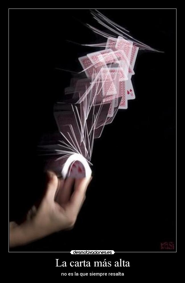 La carta más alta -