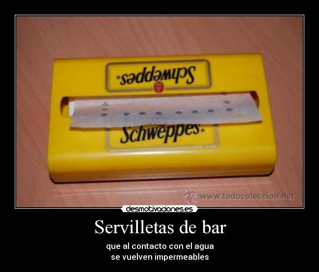 Servilletas de bar - 