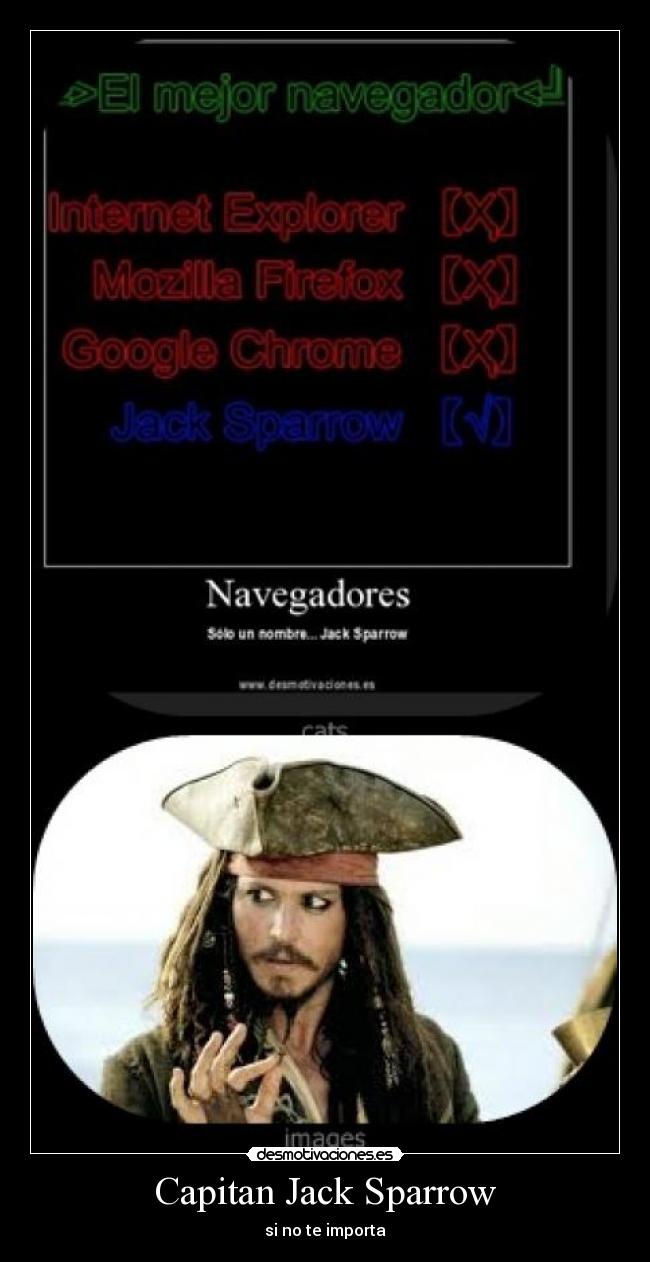 Capitan Jack Sparrow -