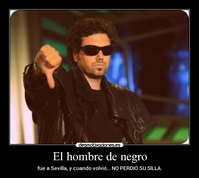 El hombre de negro -