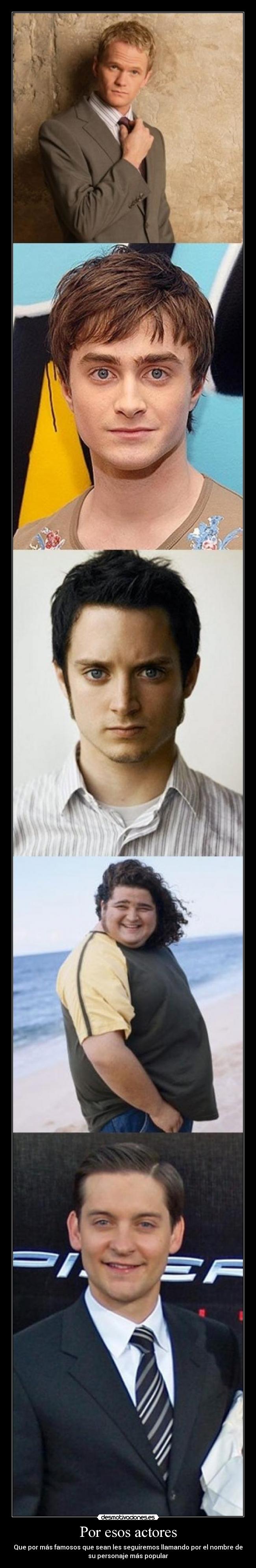 Por esos actores -