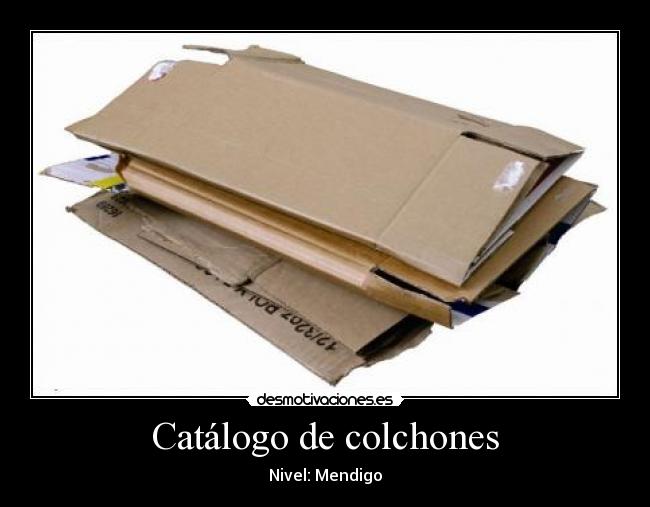 Catálogo de colchones -