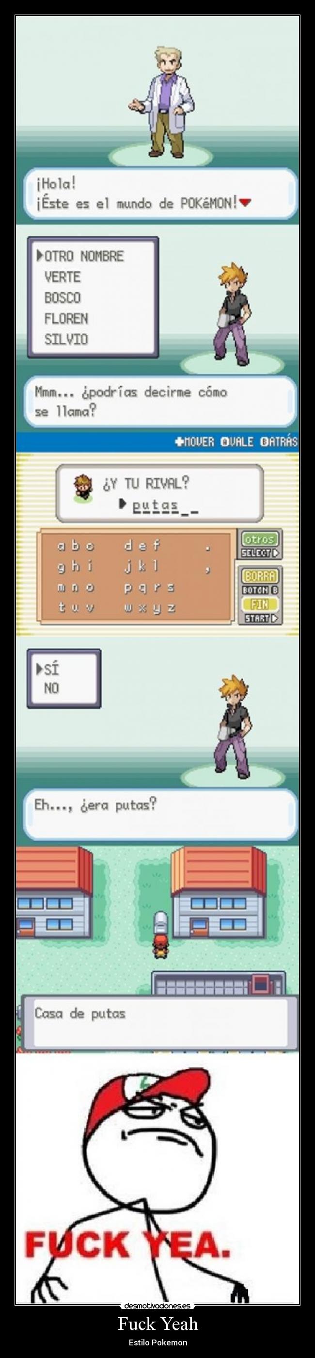 Fuck Yeah - Estilo Pokemon