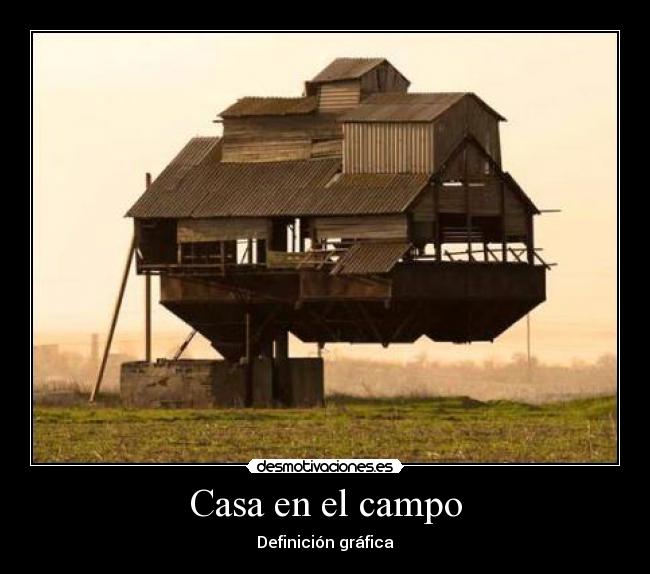 Casa en el campo - Definición gráfica