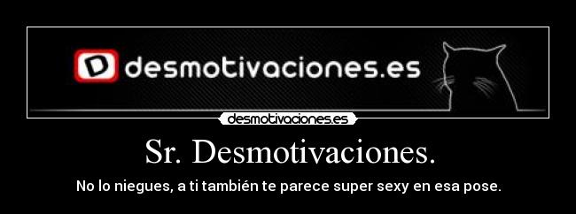 Sr. Desmotivaciones. -