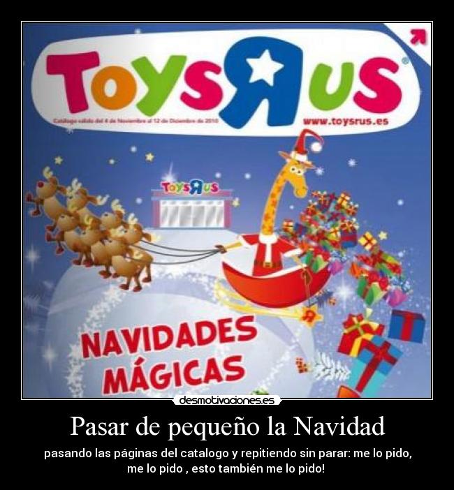 Pasar de pequeño la Navidad -