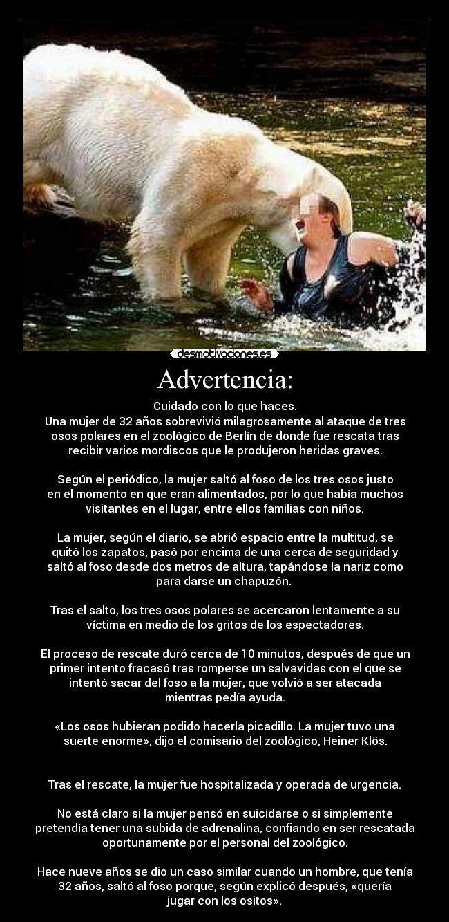 Advertencia: -