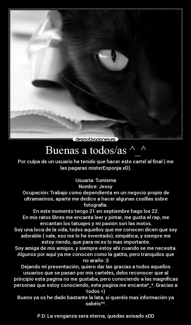 Buenas a todos/as ^_^ - 