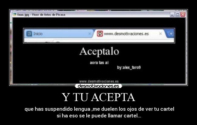 Y TU ACEPTA - 