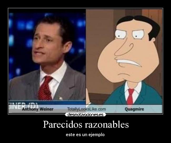 Parecidos razonables -